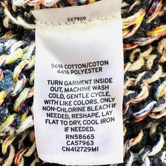 CASLON Women Long Sleeve Open Front Knit Multi-Colored Cardigan Sweater Size XS - Picture 12 of 12